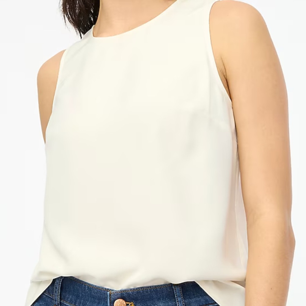 J. Crew Women’s Sleeveless Button-Back Shell